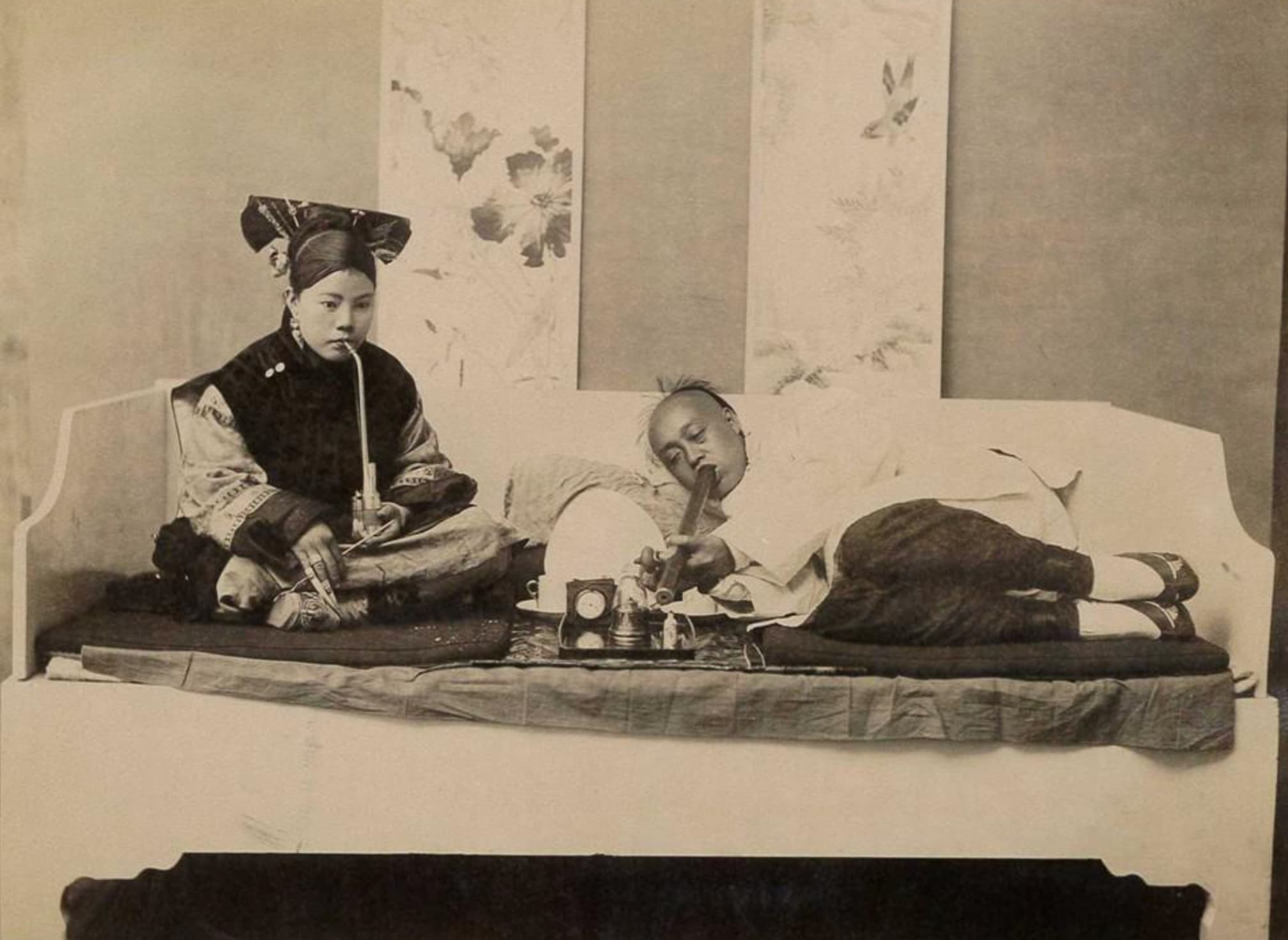 “A Qing couple, 1910.”